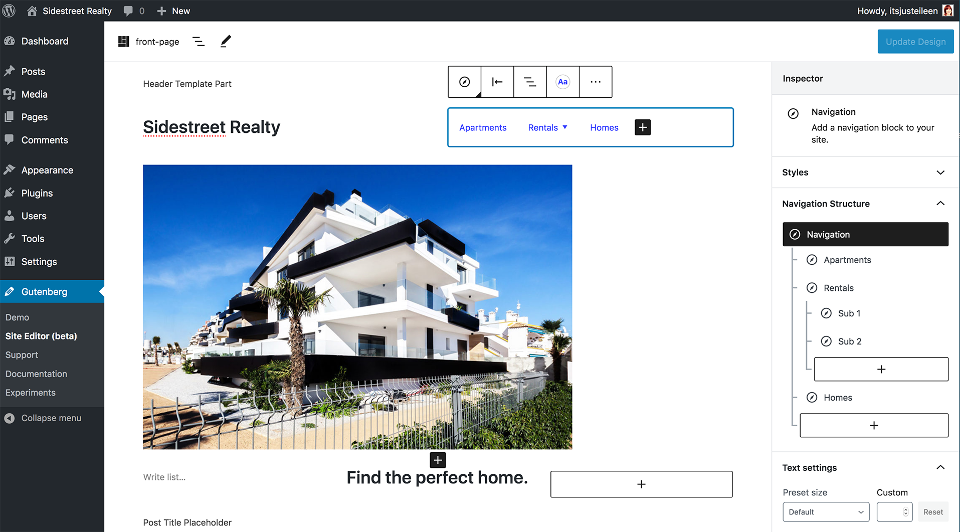 full-site-editing-example
